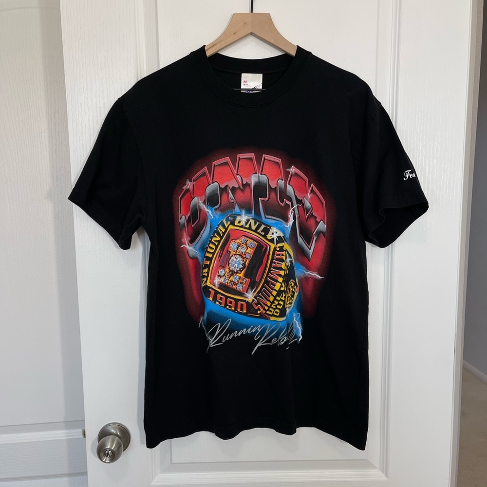 Feature UNLV National Champions Black Graphic T-Shirt Medium